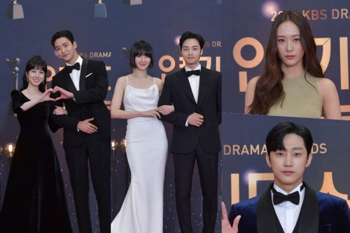 Звезды на красной дорожке церемонии вручения премии KBS Drama Awards 2021