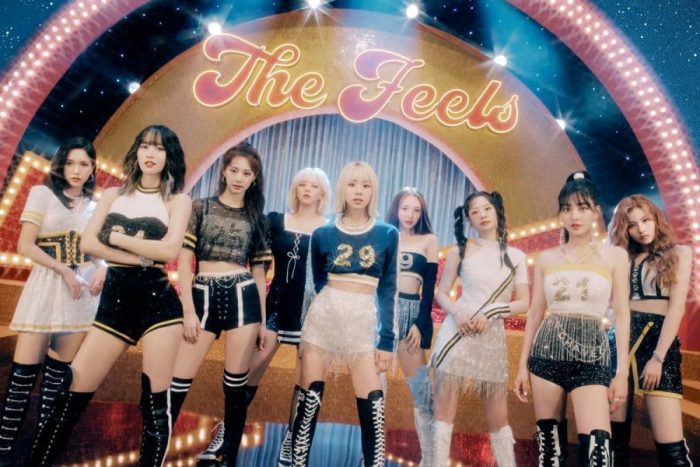 TWICE установили новый рекорд среди женских групп, так как "The Feels" стал их 16-м клипом с 200 млн просмотров