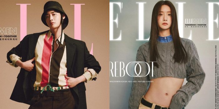 Ли Чон Сок и Юна на обложках мартовского выпуска Elle