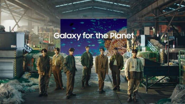 BTS представили новую глобальную экологическую кампанию Samsung