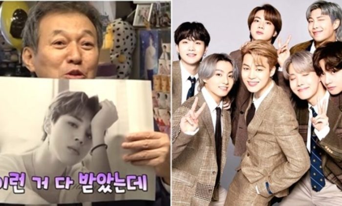 66-летний актер Ким Гап Су платит за членство в фан-клубе BTS
