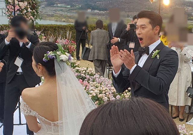 Свадьба Сон Е Джин и Хён Бина: кто поймал букет невесты?