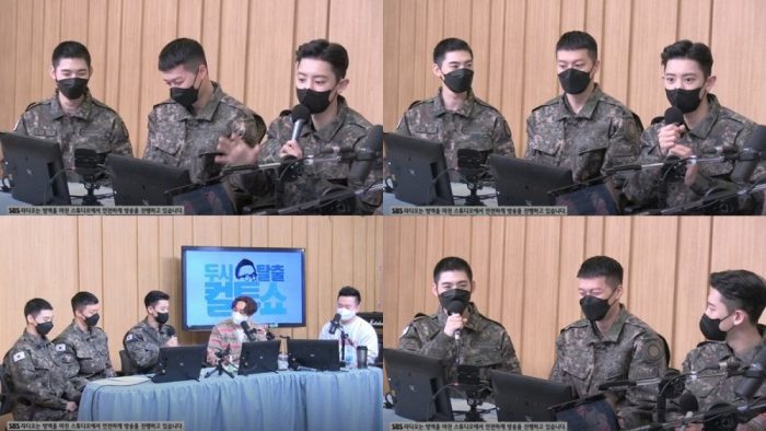 Чанёль (EXO), Чан Ки Ён и Хёджин (ONF) посетили радио-шоу для продвижения своего армейского мюзикла