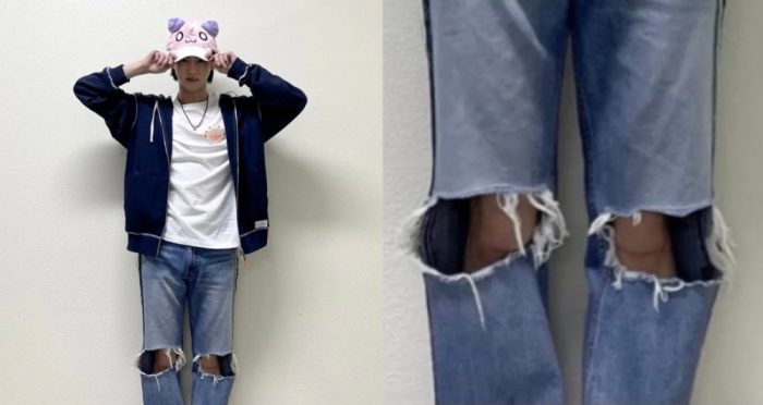 Пользователи сети шокированы тем, что ноги Джина (BTS) настолько худые