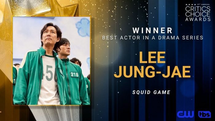 Ли Чон Джэ стал первым корейским актёром, получившим награду за лучшую мужскую роль на премии Critics Choice Awards 2022