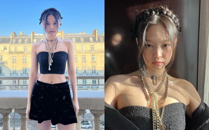 Дженни из BLACKPINK приковала к себе внимание на модном показе Chanel в Париже