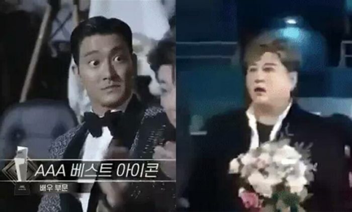 Реакция Super Junior на их победу на церемонии награждения рассмешила фанатов