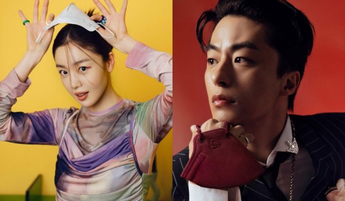 Актёры Хан Сон Хва и Гу Гё Хван были выбраны в качестве моделей для бренда масок