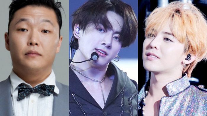 PSY, Чонгук (BTS) и G-Dragon — самые популярные мужчины-солисты в опросе «2022 Global Hallyu Trends», проведённом Министерством Кореи