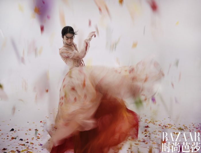 Чжао Ли Ин в фотосессии для Harper’s Bazaar