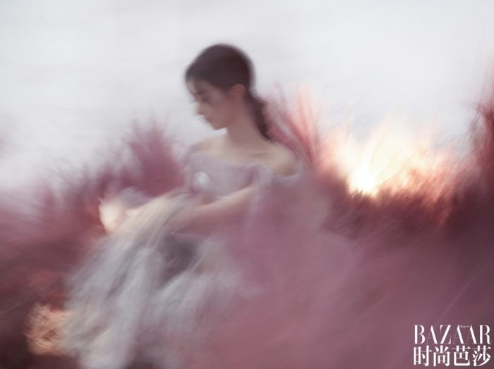 Чжао Ли Ин в фотосессии для Harper’s Bazaar