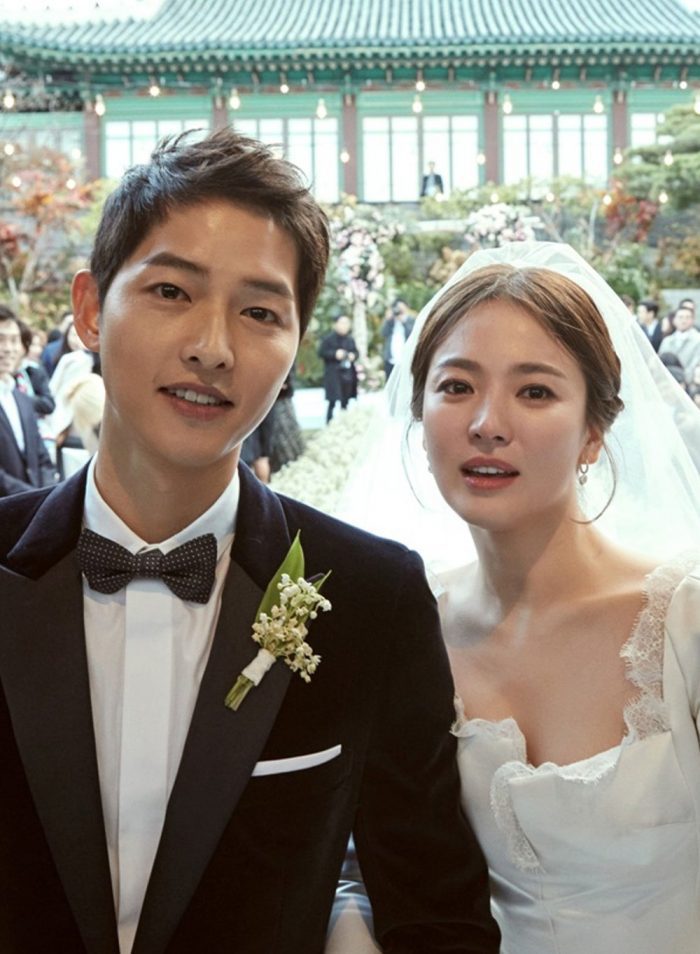 Нетизены сравнили свадебные фотографии Хён Бина — Сон Е Джин и Сон Джун Ки — Сон Хе Гё