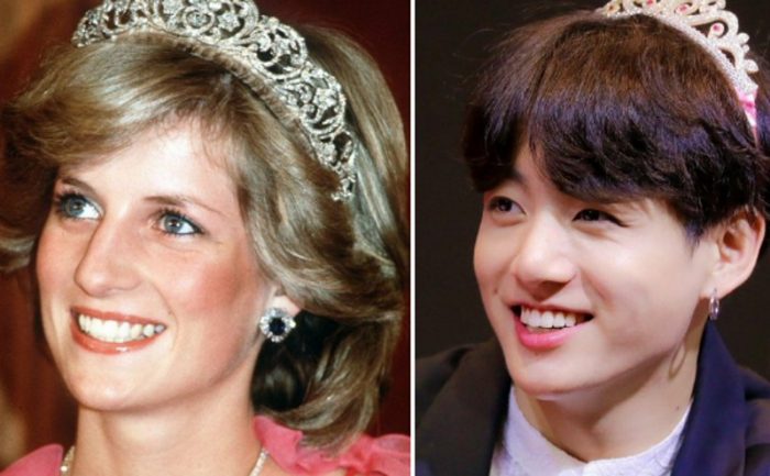 В Сети Чонгука из BTS назвали реинкарнацией принцессы Дианы