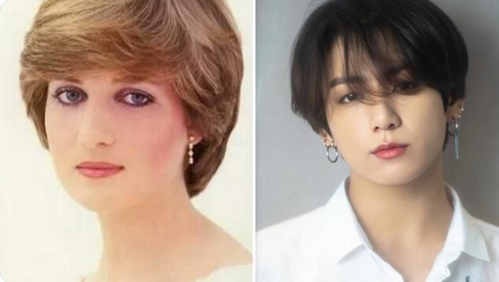 В Сети Чонгука из BTS назвали реинкарнацией принцессы Дианы