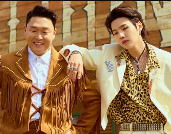Psy рассказал о причине работы с Шугой из BTS над треком «That That»
