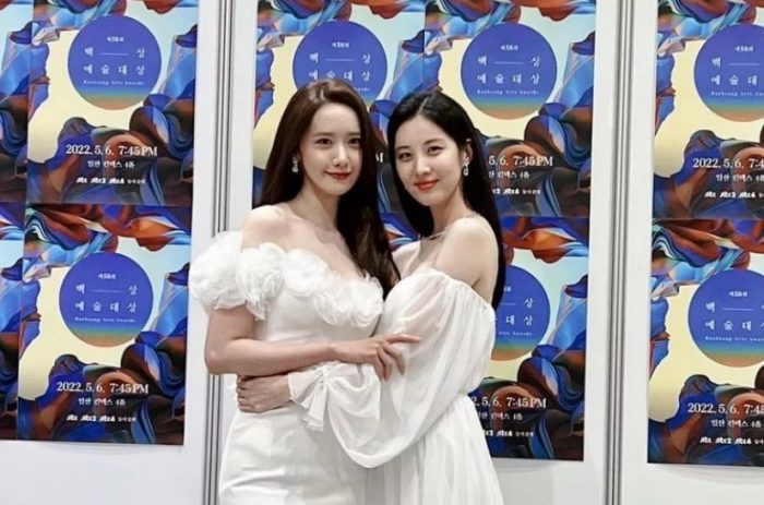 Юна и Сохён из Girls’ Generation на Baeksang Arts Awards + комментарий Тиффани
