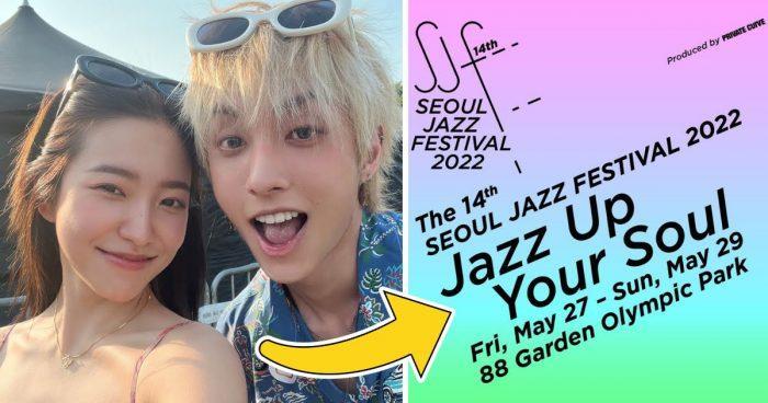 Демонстрация дружбы айдолов K-Pop на джазовом фестивале в Сеуле 2022 года
