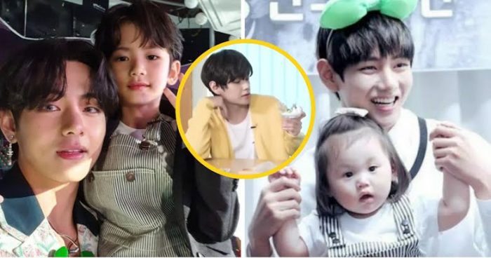 "Это я, а это — мой будущий сын": Ви из BTS вновь доказал, что будет замечательным отцом