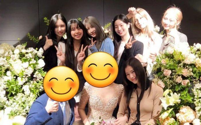 TWICE и Чон Соми были замечены на свадьбе сотрудника JYPE