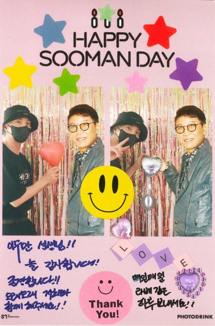 Артисты SM Entertainment поздравили Ли Су Мана с днём рождения + официальный аккаунт лейбла превратился в фан-аккаунт