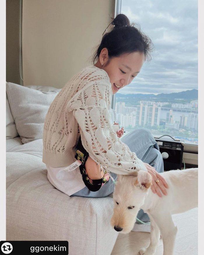 Приют для животных поблагодарил Ким Го Ын за то, что она приютила собаку с неизлечимой болезнью