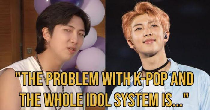 RM из BTS: «Проблема K-Pop индустрии в том, что они не дают вам времени повзрослеть»