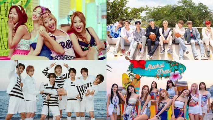 Некоторые из самых приятных летних K-Pop песен, часть 1
