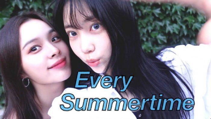 Джуын из DIA и Cherry B исполнили кавер на песню Ники «Every Summertime» в летнем видео