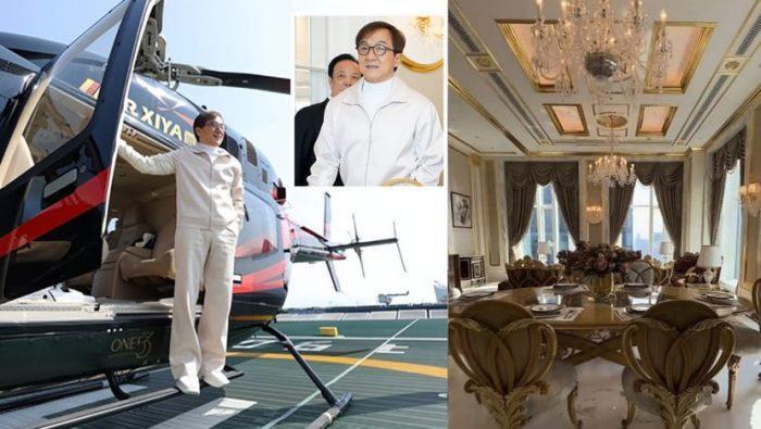 Джеки Чан прилетел на вертолете, чтобы осмотреть квартиру в Ханчжоу, и сразу же купил ее