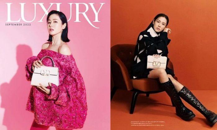 Сон Е Джин неожиданно появилась на обложке журнала Luxury