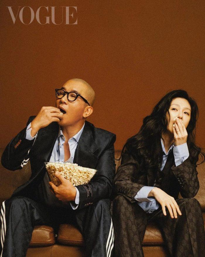 Барби Сюй и Гу Джун Ёп в первой парной фотосессии для «Vogue Taiwan» 