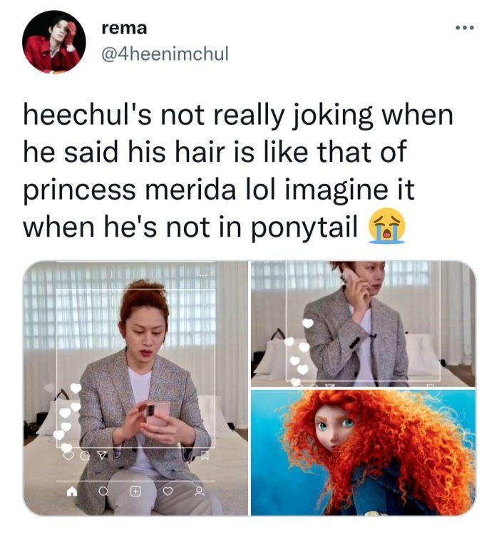 Нетизены сравнили Хичоля из Super Junior с принцессой Disney