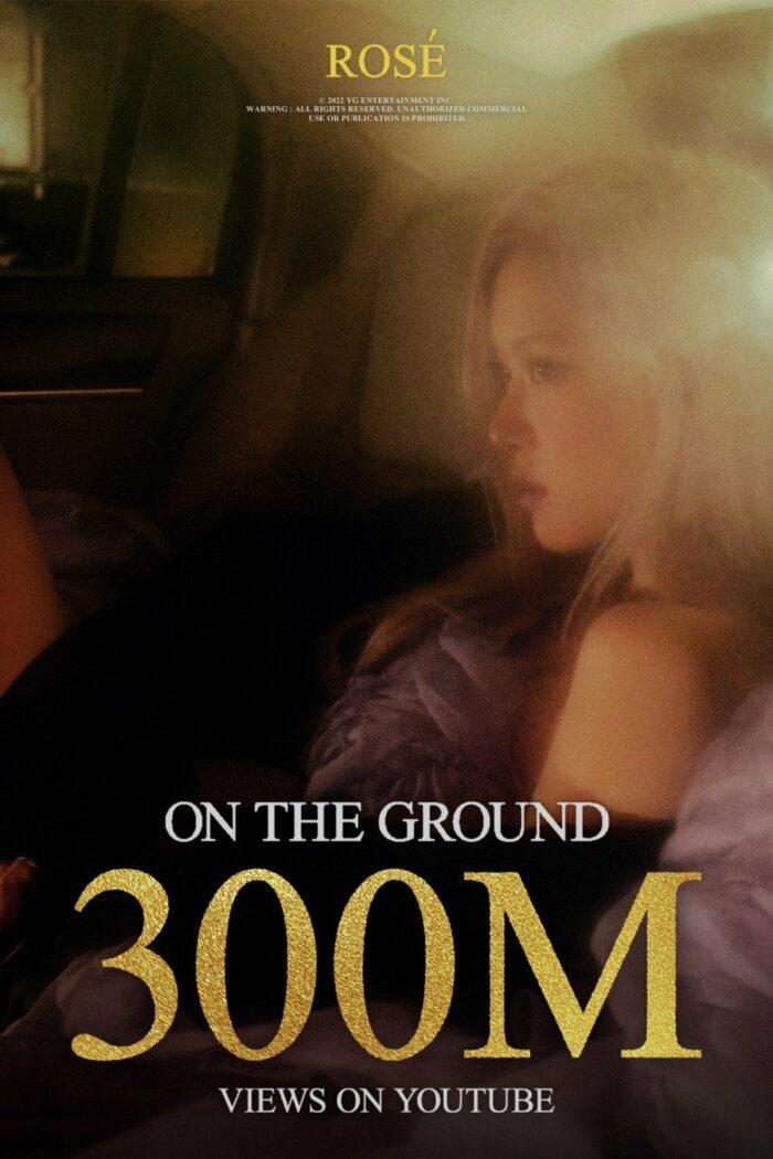 Клип Розэ из BLACKPINK «On The Ground» набрал 300 миллионов просмотров 