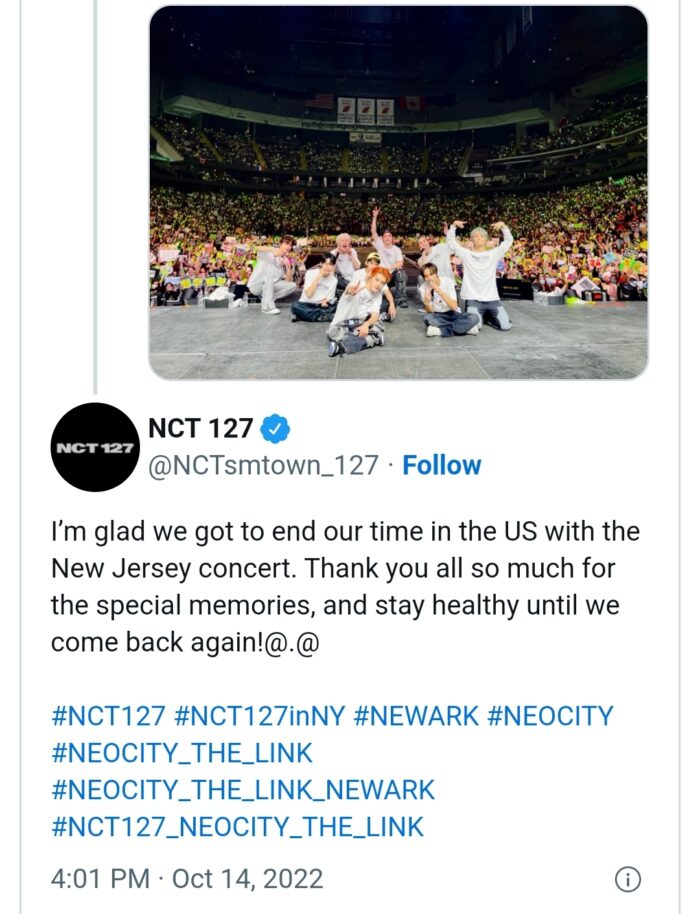 Фансайт подвергся нападению и был выгнан с концерта NCT 127