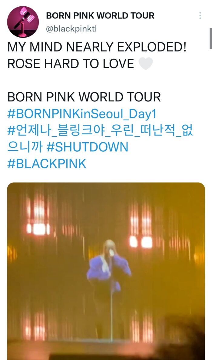 BLACKPINK наслаждаются выступлением с откровенной версией “Tally” на концерте “BORN PINK” в Сеуле