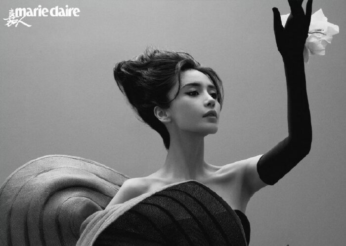 Роскошная Анджела Бейби в ретро-образах для Marie Claire