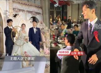 Китайского актера Хуан Сяо Мина в Сети раскритиковали за то, что он не пожелал любить жену, на свадьбе его младшего брата