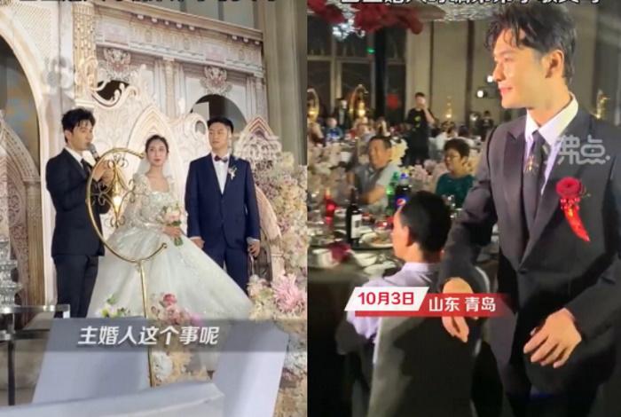 Хуан Сяо Мина в Сети раскритиковали за то, что он на свадьбе кузена не пожелал тому хорошо относиться к жене