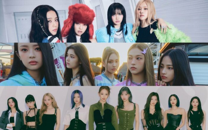 Самые популярные женские K-pop группы на YouTube в Южной Корее за 2022
