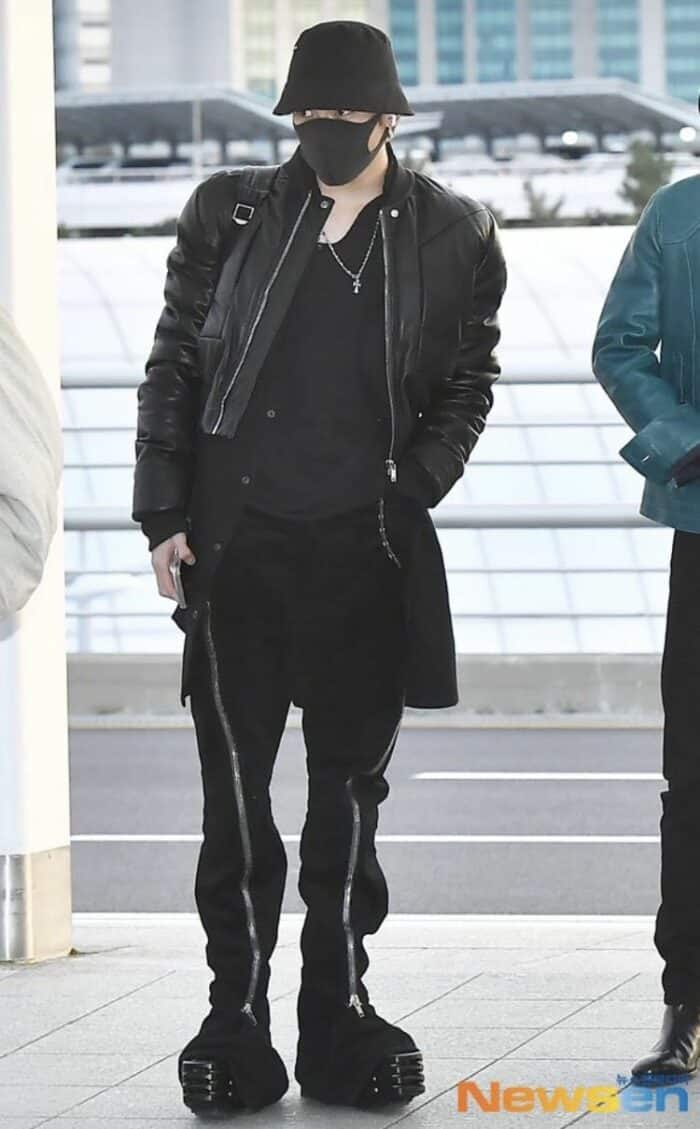 Тэён из NCT появился в аэропорту на каблуках 