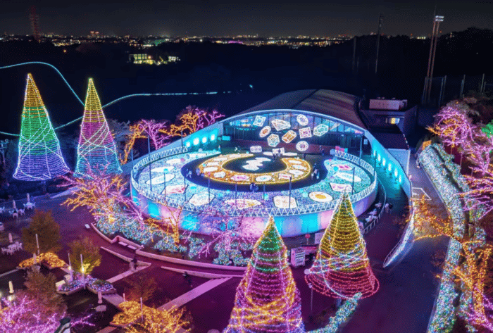 Токио Рождественский: Сказочные огни на улицах японского мегаполиса