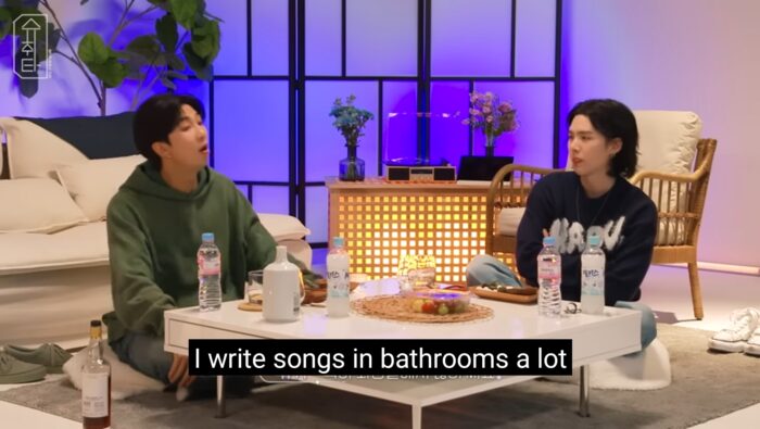 “Я пишу песни в ванной”: RM и Шуга из BTS рассказали, в каких необычных местах они работают над музыкой 