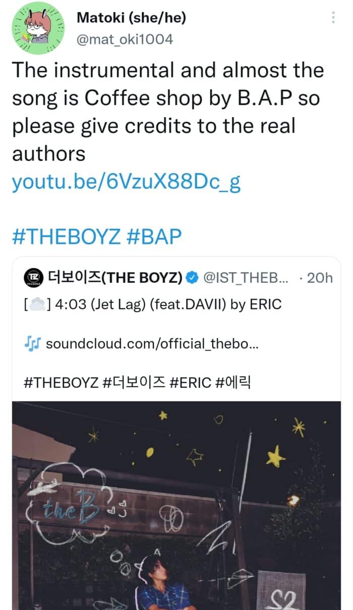 Эрика из THE BOYZ обвинили в плагиате песни B.A.P