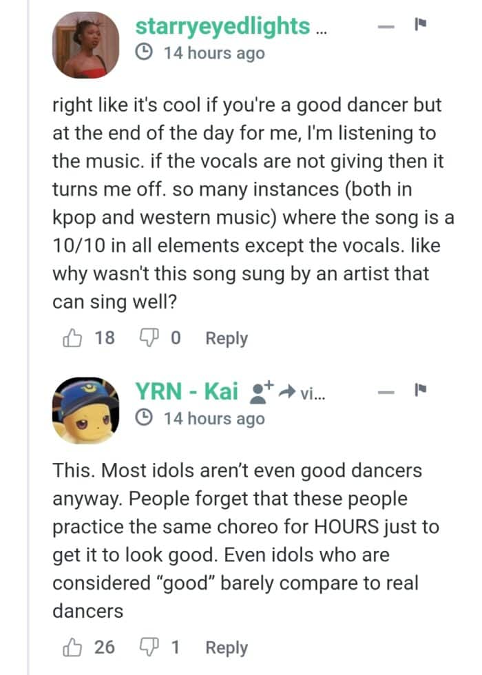 "Они певцы»‎: Нетизены обсудили, пение или танцы важнее для K-Pop айдола