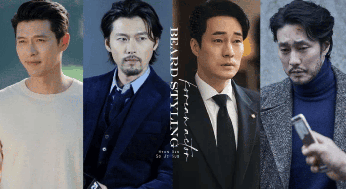 С бородой, усами и без них: 9 корейских актёров в разных образах