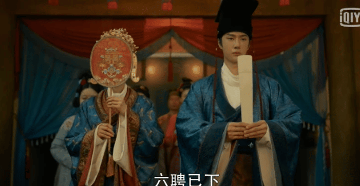 Герои китайских дорам в свадебных нарядах