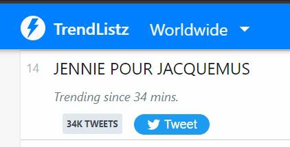 "С корабля на бал": Дженни из BLACKPINK шокирует фанатов внезапным появлением на показе Jacquemus в Париже за несколько часов до их концерта