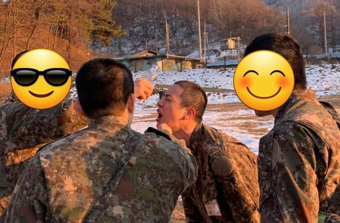 Джин из BTS стал заместителем командира роты + новые фото из армии