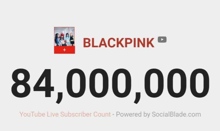 Новый рекорд: ютуб-канал BLACKPINK превысил 84 млн подписчиков