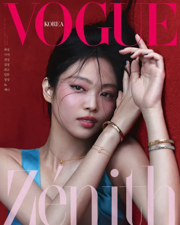 Чувственная и игривая Дженни из BLACKPINK на обложке Vogue Korea